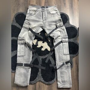 Aime Leon Dore Gray Skinny Fit Jeans